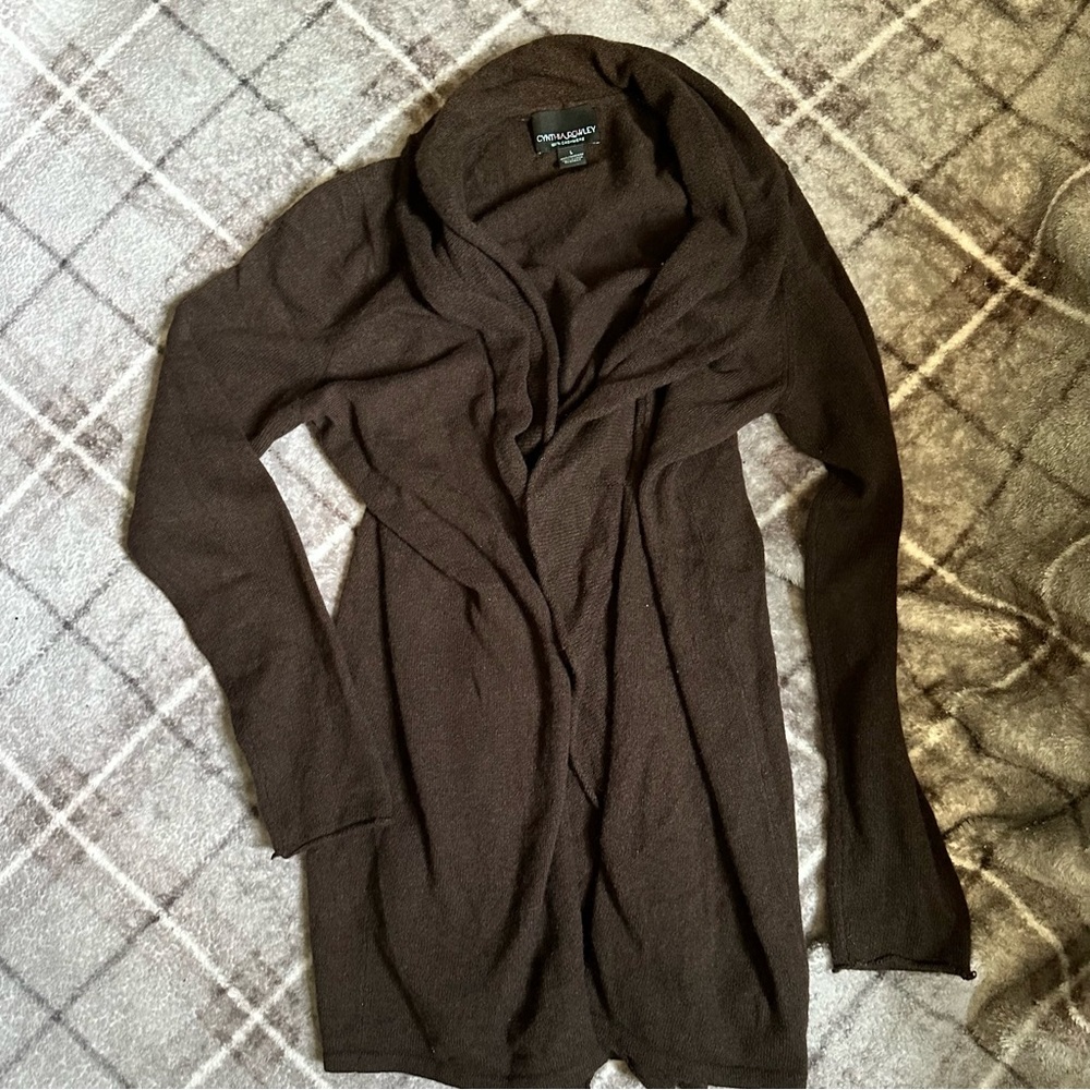 Black Cynthia Rowley Cashmere Sweater